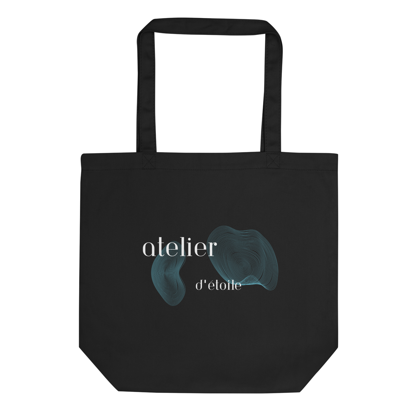 Eco Tote Bag with atelier d'étoile Topography Design